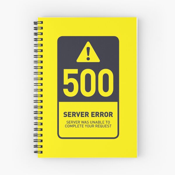 Item preview, HTTP Error 500 Server Error (Yellow) designed and sold by VoodooCircus.