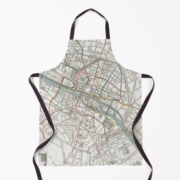 Item preview, Vintage Map of Paris France (1828) designed and sold by BravuraMedia.