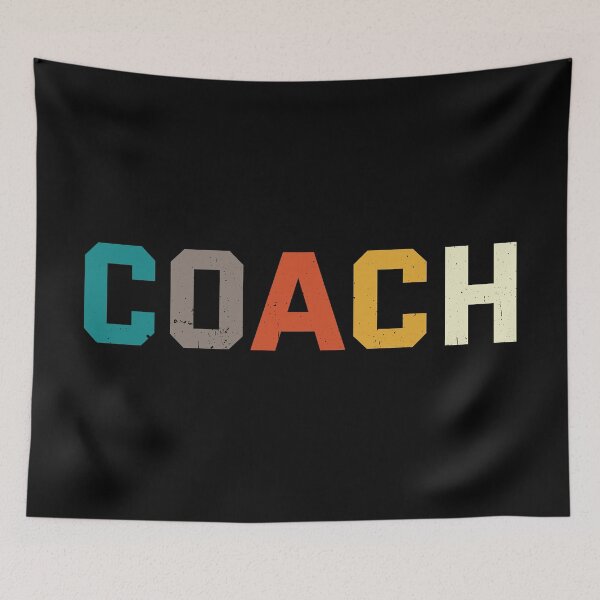 Item preview, Coach Cool Retro Funny Sports Mentor Trainer Gift designed and sold by haselshirt.