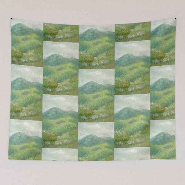 Item preview, Summer landscape painting designed and sold by garhoud.