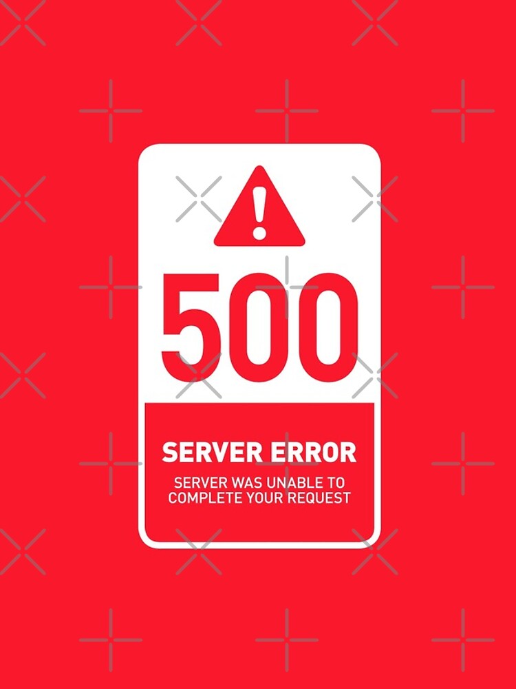 Thumbnail 4 of 4, iPhone Case, HTTP Error 500 Server Error (Red) designed and sold by VoodooCircus.