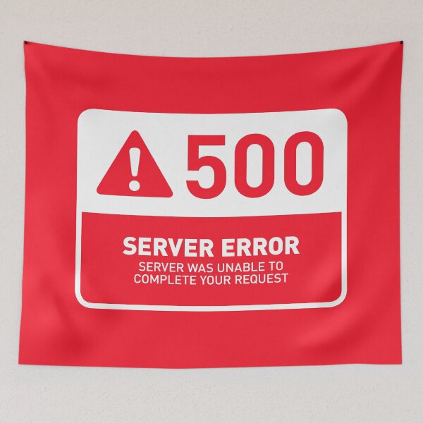 Item preview, HTTP Error 500 Server Error (Red) designed and sold by VoodooCircus.