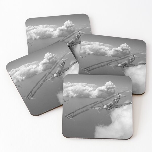 Item preview, Shark attack, B&W version designed and sold by Flight Artworks.