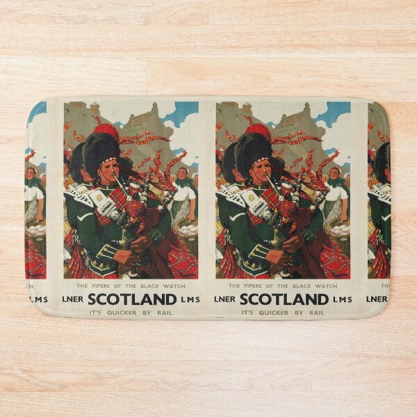 Item preview, Railway Poster Scotland designed and sold by stickart-marek.
