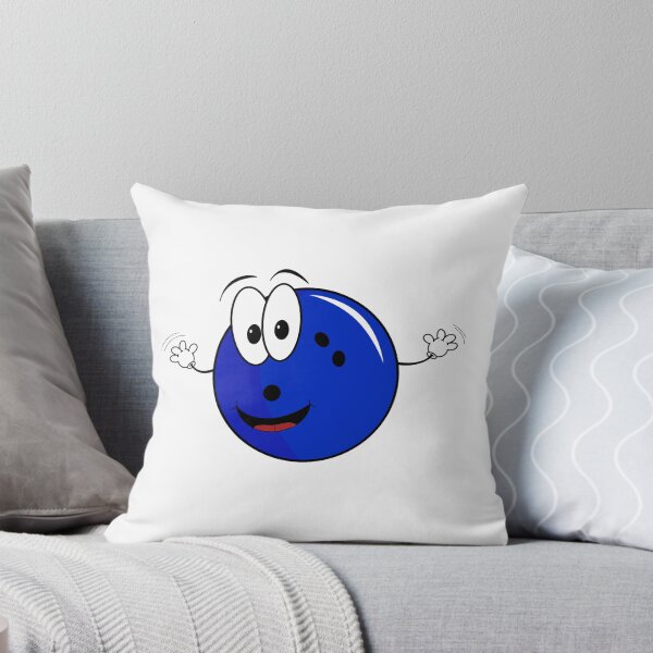 Item preview, Happy cartoon bowling ball character designed and sold by UDDesign.