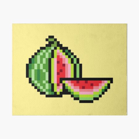 Watermelon Slice Pixel Art Kit – Noteworthy Art Kits