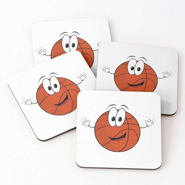 Item preview, Happy cartoon basketball character designed and sold by UDDesign.
