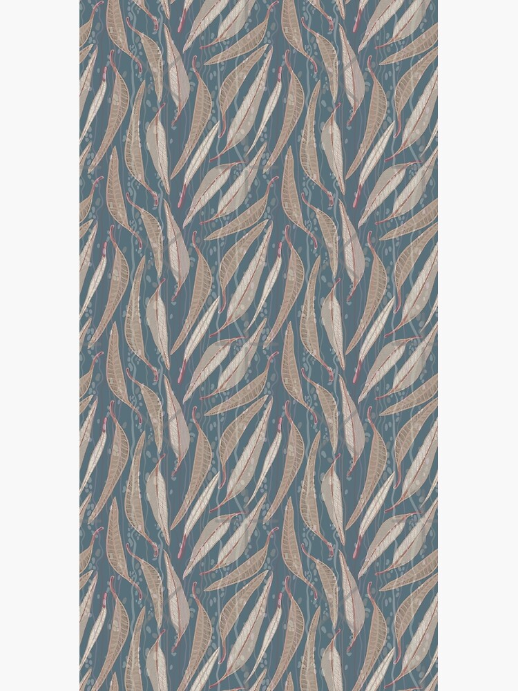 Bush Eucalyptus River leaves - Brown and Green Colour Palette by sketchbookjo