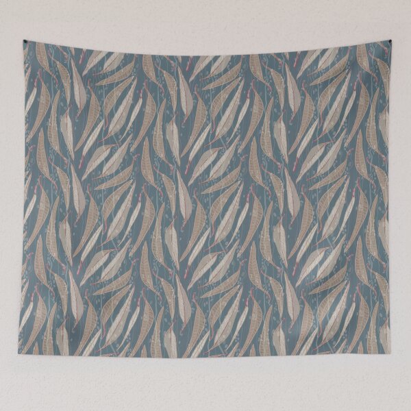 Item preview, Bush Eucalyptus River leaves - Brown and Green Colour Palette designed and sold by Sketchbook Designs.