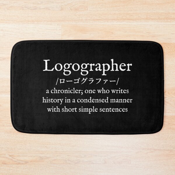 Item preview, L: Logographer: Wear Your Dictionary: English: Katakana: Transliteration designed and sold by WearYourWords.