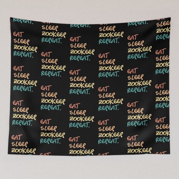 Item preview, Eat Sleep ZooKeeper Repeat designed and sold by kindxinn.