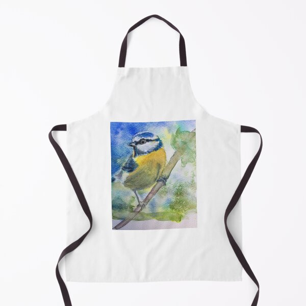 Item preview, Watercolour painting of a Blue Tit designed and sold by Double Dutch Designs.