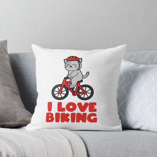 Artikelvorschau, I love Biking Katze entworfen und verkauft von nmdesigns1.
