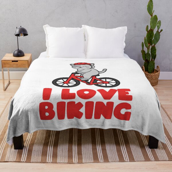 Artikelvorschau, I love Biking Katze entworfen und verkauft von nmdesigns1.