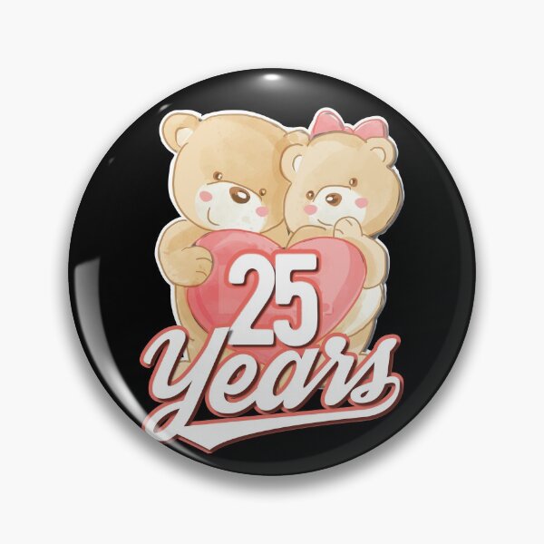 Item preview, 25 years - silver wedding anniversary designed and sold by Cutebutfunny.
