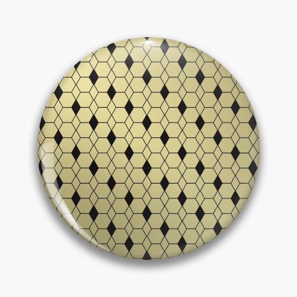Item preview, Gold Black Diamond Geometric Shape Pattern designed and sold by StudioArt63.