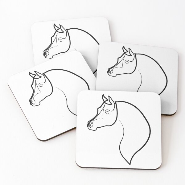 Item preview, Arabian horse one line art designed and sold by ToniChavorska.