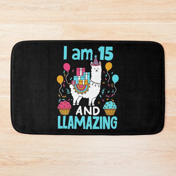 Item preview, I Am 15 And Llamazing Amazing Llama Animal Birthday designed and sold by haselshirt.