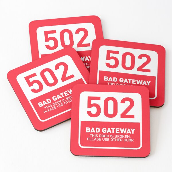 Item preview, HTTP Error 502 Bad Gateway Broken Door (Yellow) designed and sold by VoodooCircus.