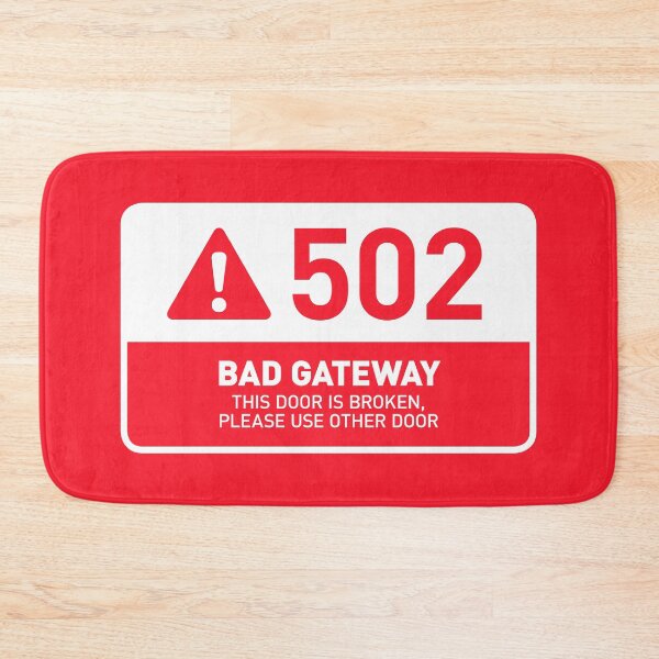 Item preview, HTTP Error 502 Bad Gateway Broken Door (Yellow) designed and sold by VoodooCircus.