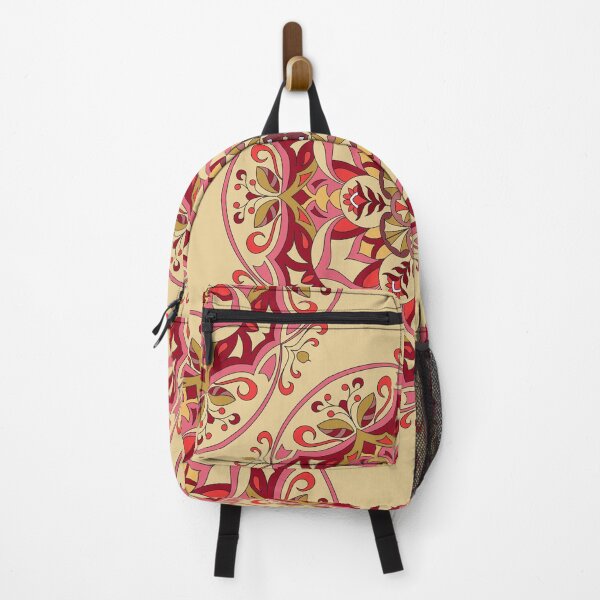 Artikelvorschau, Gold und rotes Mandala Design. Vintage und elegante Verzierung. entworfen und verkauft von Dorvidesign Shop.