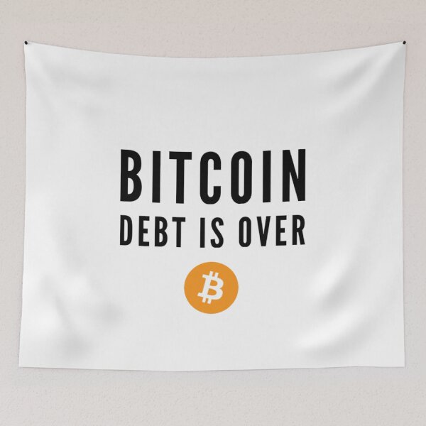 Item preview, Bitcoin, debt is over designed and sold by Bouzdesigns.