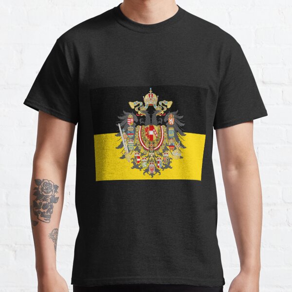 Black Stylised Austrian empire flag Classic T-Shirt