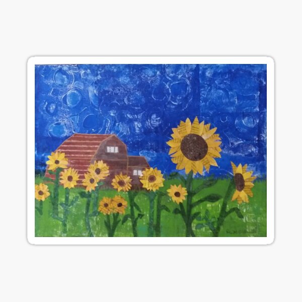 Sunflower farm Sticker