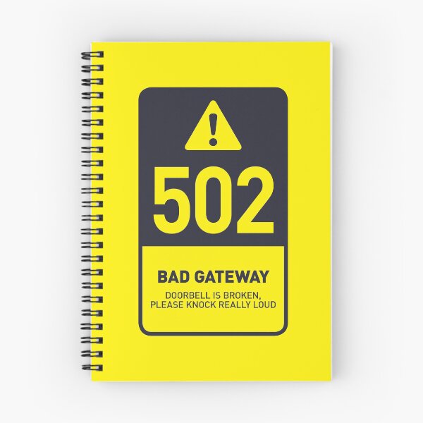 Item preview, HTTP Error 502 Bad Gateway Broken Doorbell (Yellow) designed and sold by VoodooCircus.