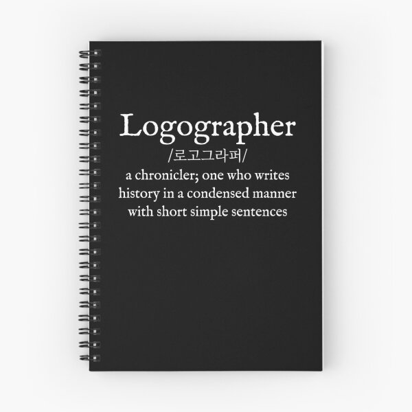 Item preview, L: Logographer: Wear Your Dictionary: English: Hangul: Transliteration designed and sold by WearYourWords.