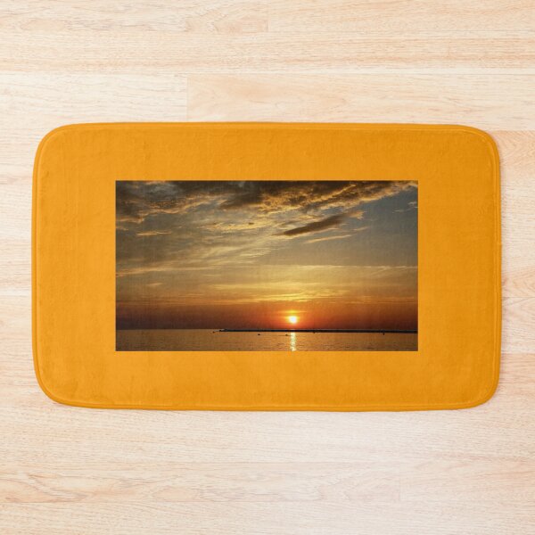 Item preview, Orange sunset over a calm lake designed and sold by nfssmith.