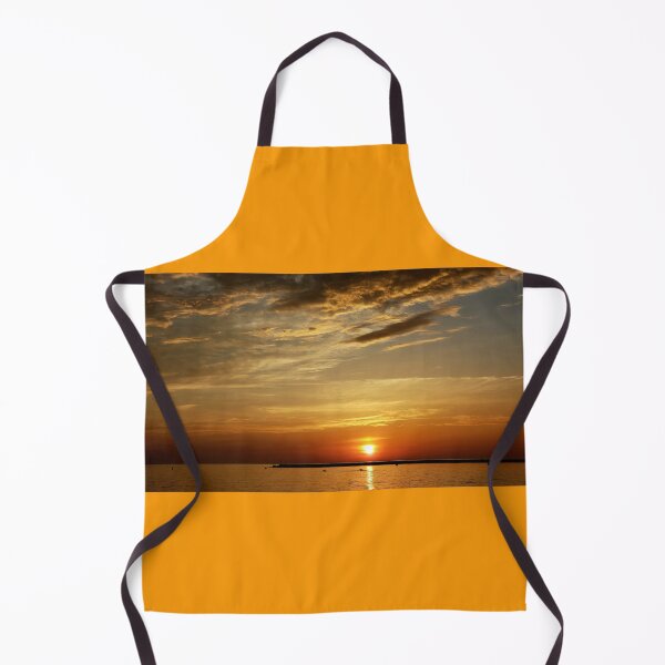 Item preview, Orange sunset over a calm lake designed and sold by nfssmith.