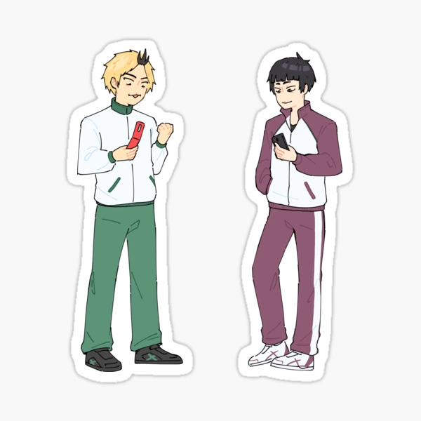 Haikyuu TO THE TOP Stickers - Daishou Suguru, Hoshiumi Kourai