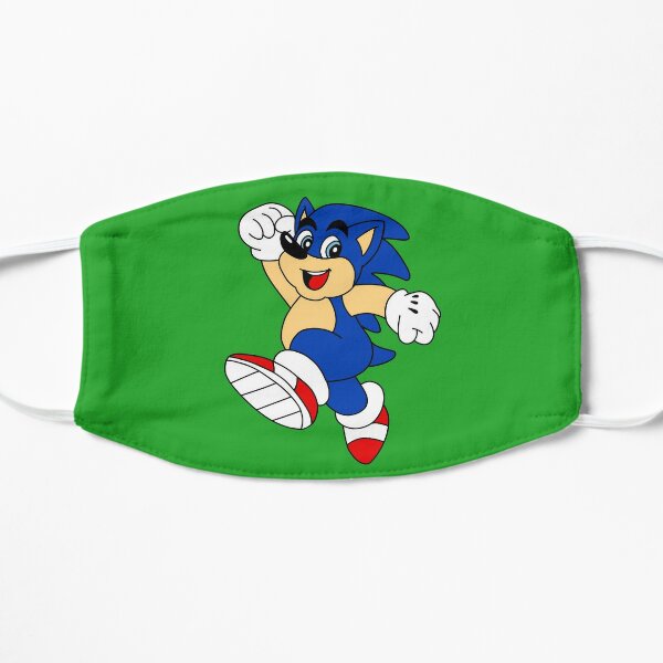 Sonic Meme Face Masks Redbubble - overwatch and roblox crossover episode sbubby