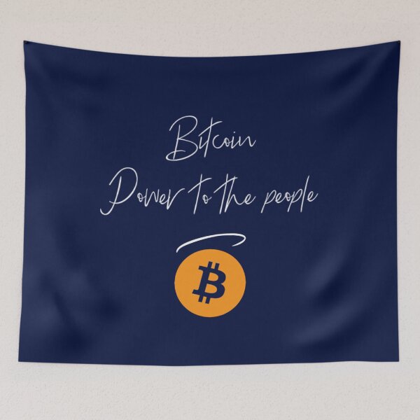 Item preview, Bitcoin, power to the people designed and sold by Bouzdesigns.
