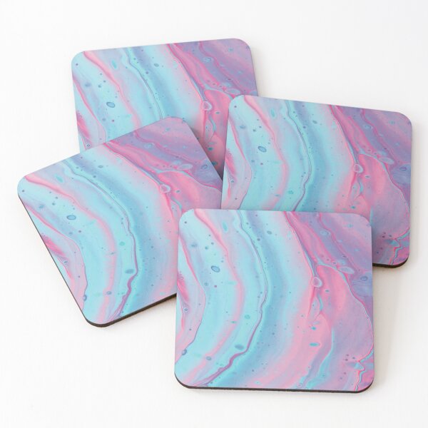 Item preview, Abstract artwork waves blue purple pink designed and sold by Pixelsadots.