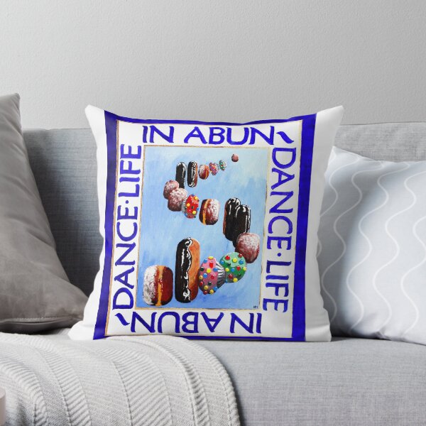 Life in a Bun Dance Throw Pillow