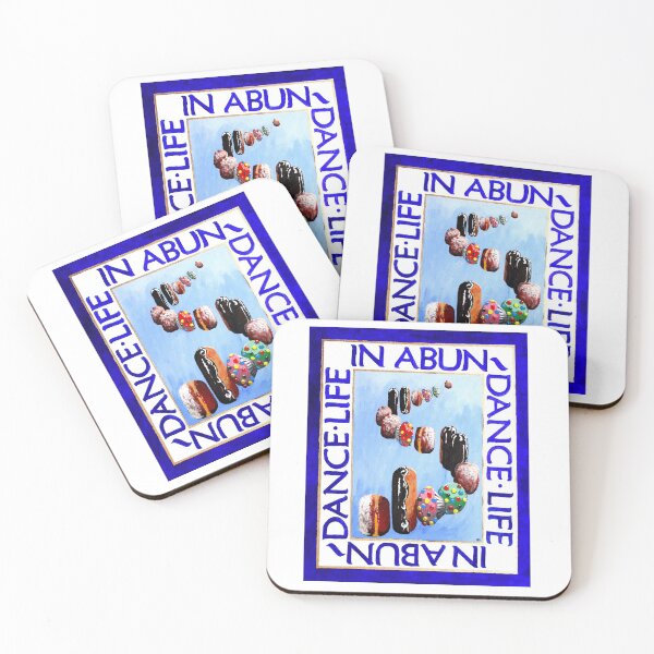 Life in a Bun Dance Coasters (Set of 4)