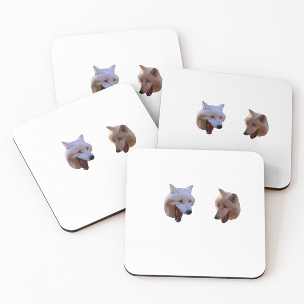 Item preview, Laughing wolves meme heads designed and sold by SPARTIAN.