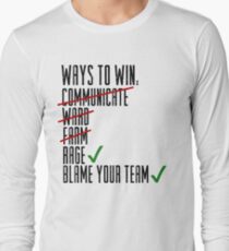Ways To Win Long Sleeve T-Shirt