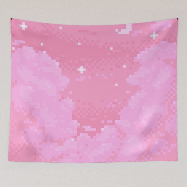 Item preview, Pixel Pink Night Sky  designed and sold by abitofkake.