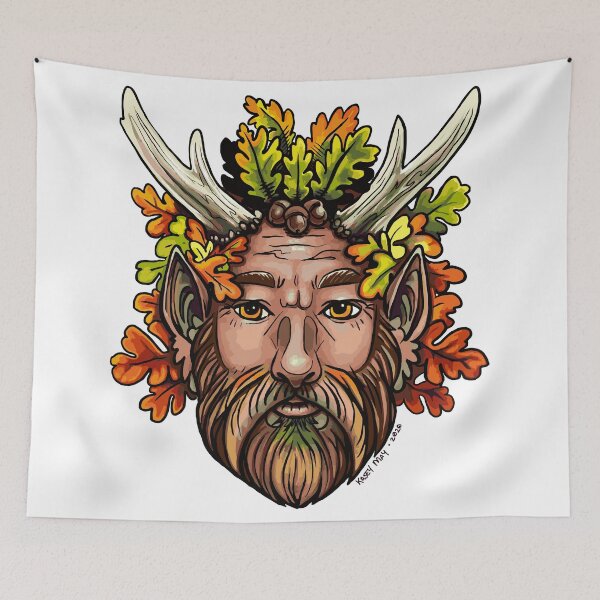Item preview, Greenman (Oak) designed and sold by Kasey May.
