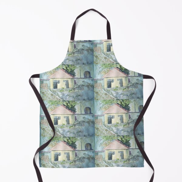 Item preview, Watercolor painting of a house designed and sold by garhoud.