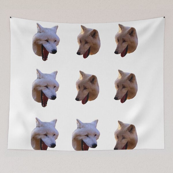 Item preview, Laughing wolves meme pack sticker designed and sold by SPARTIAN.