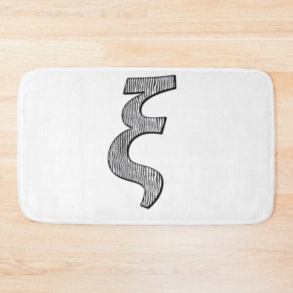 Item preview, Greek alphabet leather texture, small Ksi designed and sold by elgreko.