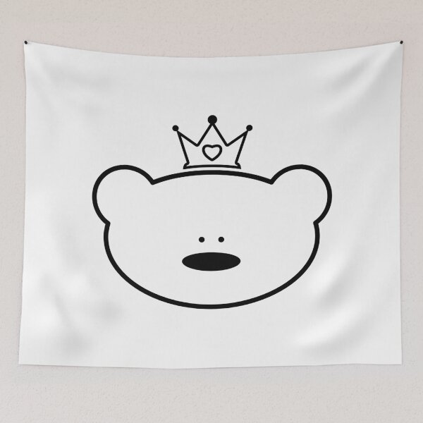 Item preview, Funny Teddy Bear with Princess Crown designed and sold by chrisbears.