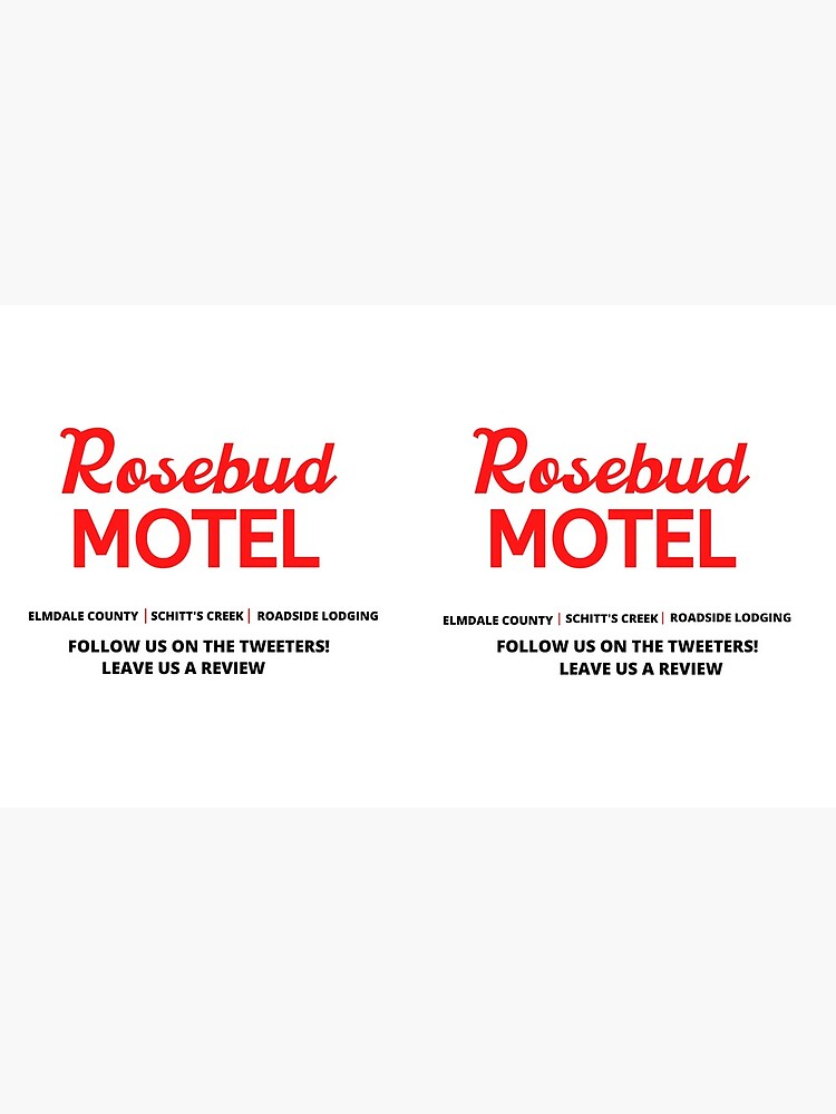 Schitt's Creek Rosebud Motel Logo by litwordsinc