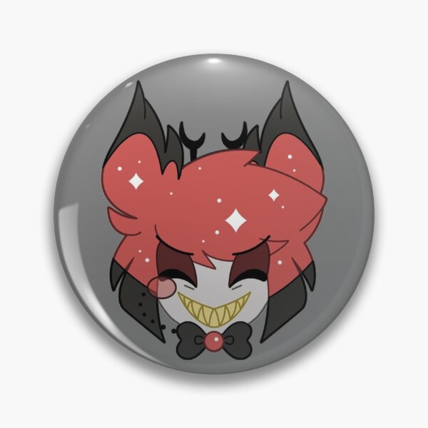 Item preview, Hazbin Hotel Alastor Pin Button - Cute Radio Demon designed and sold by Marty-LittleMew.