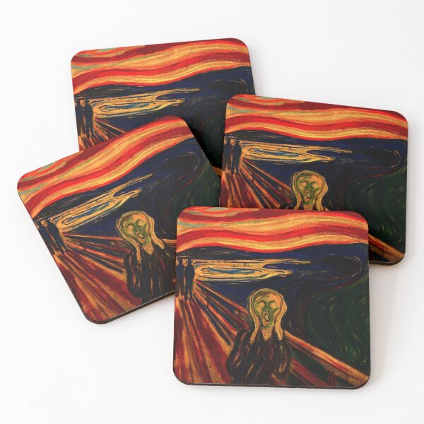 Item preview, The Scream by Edvard Munch Higher Contrast Tempera Version designed and sold by Dator.