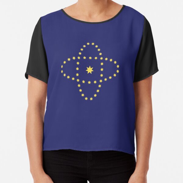 Flagge des Bundesstaates China Chiffon Top